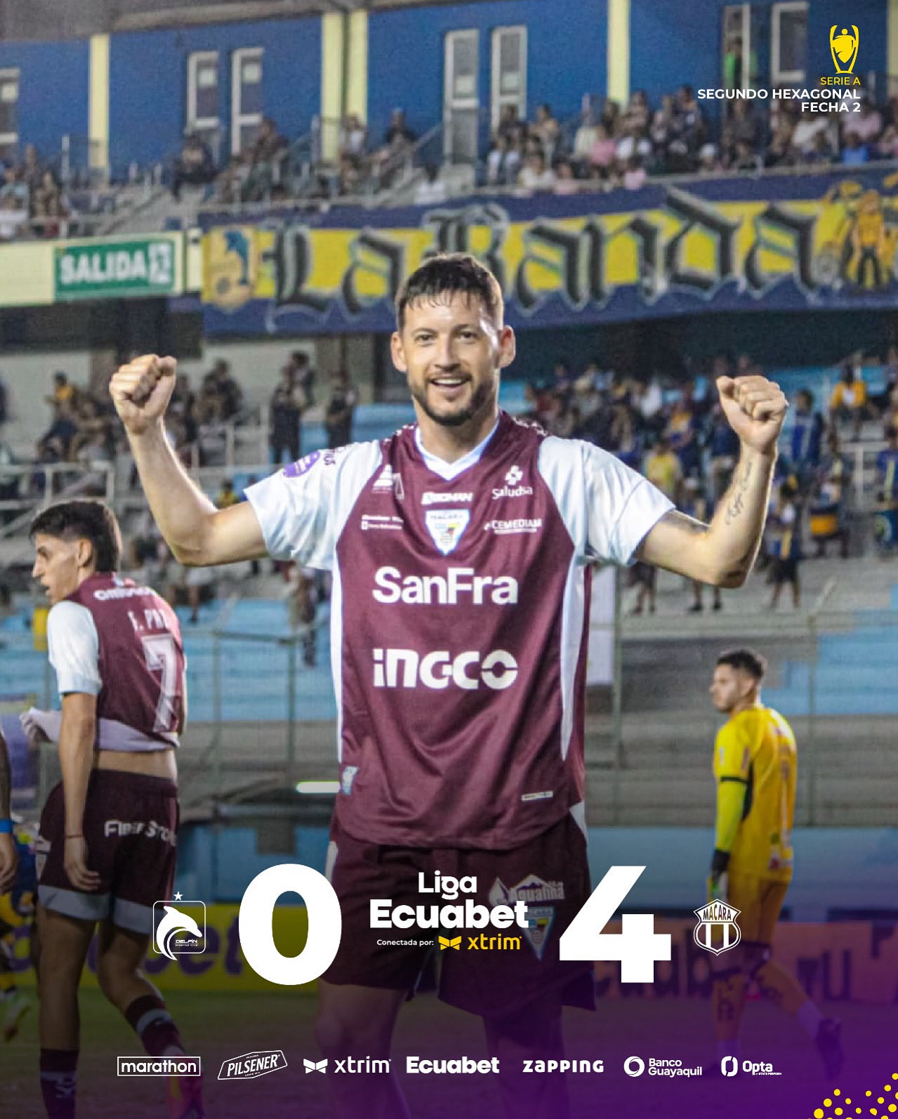 Delfín 0-4 Macará