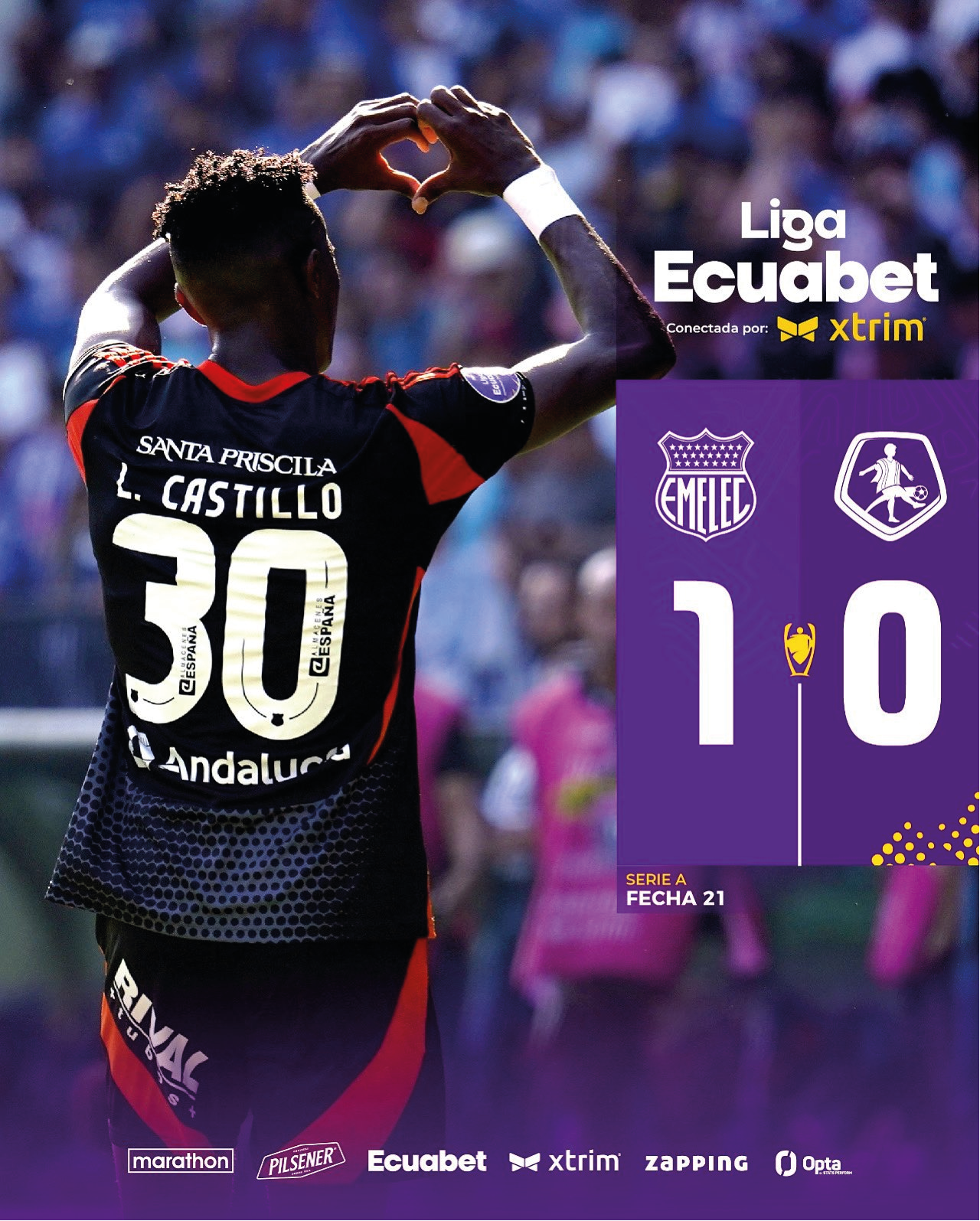 Emelec 1-0 Mushuc Runa