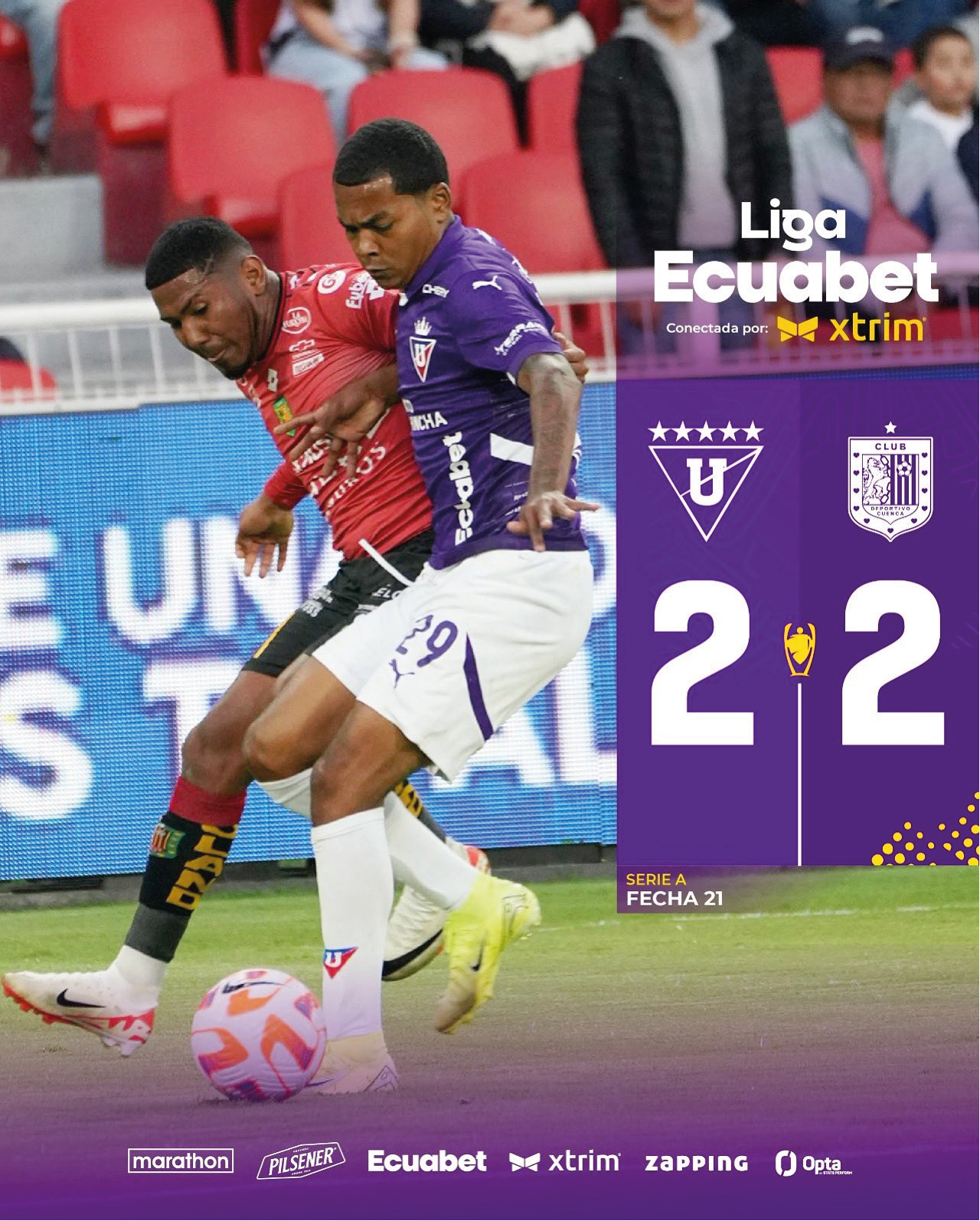 Liga de Quito 2-2 Dep. Cuenca