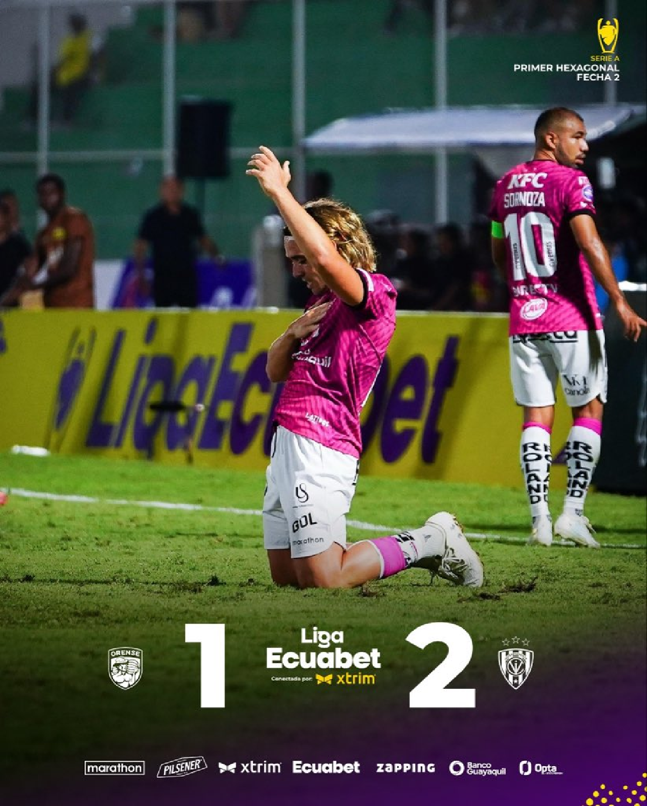 Orense 1-2 Independiente