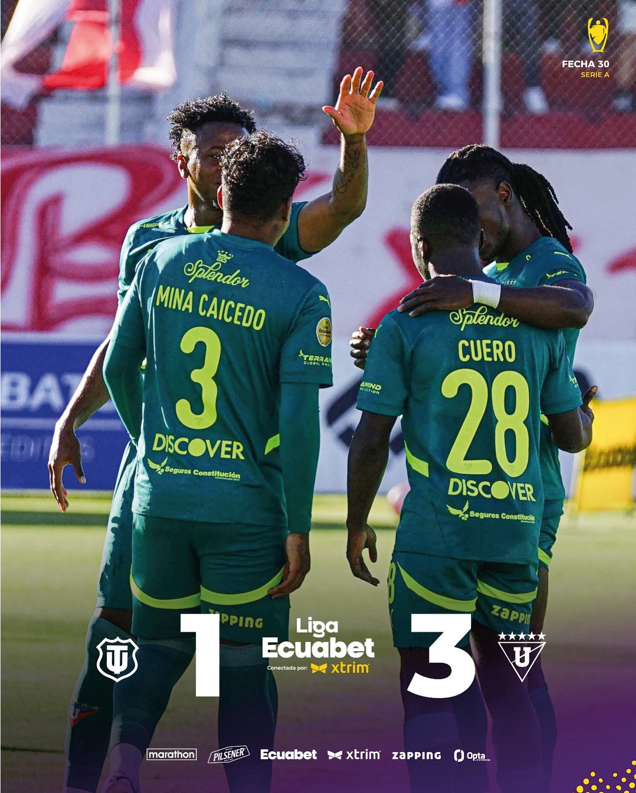 Técnico U. 1-3 Liga de Quito