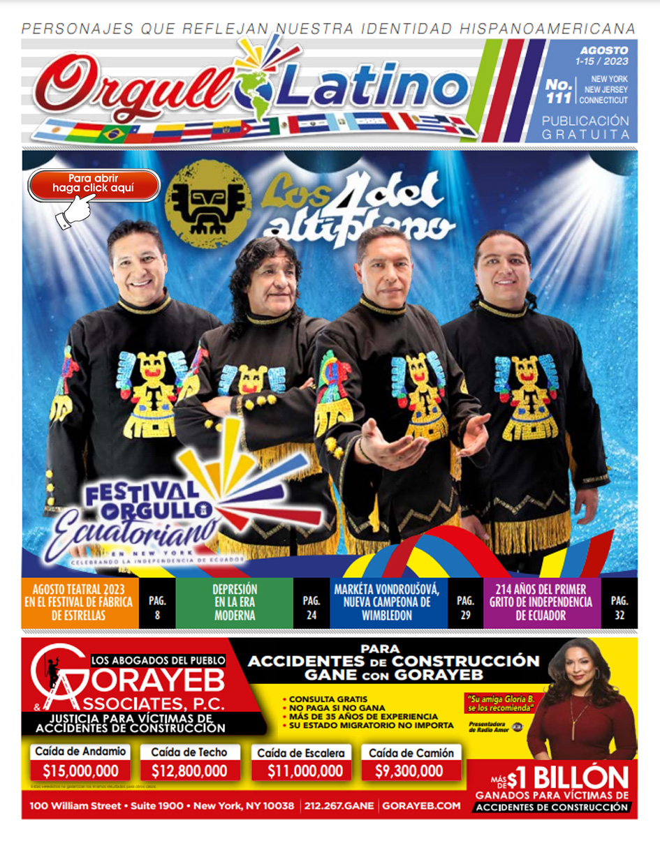 Revista Orgullo Latino ediciión 109