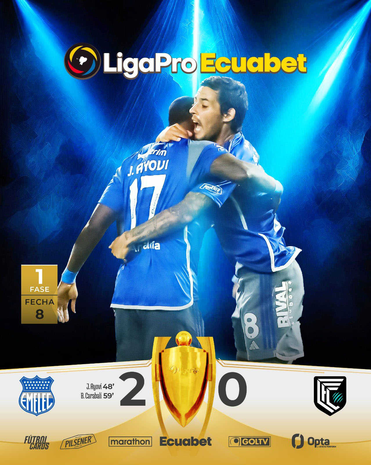 Emelec 2-0 Cumbaya