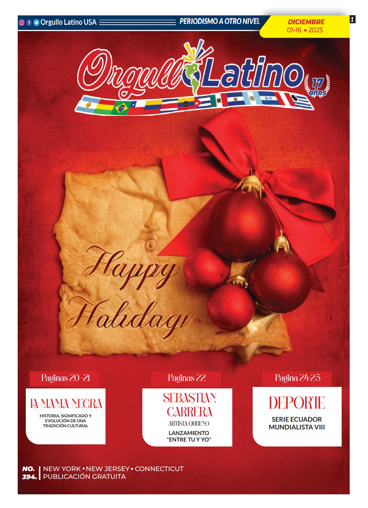 Revista Orgullo Latino edición 394