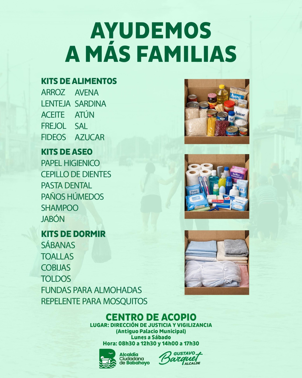 Ayudemos a más Familias