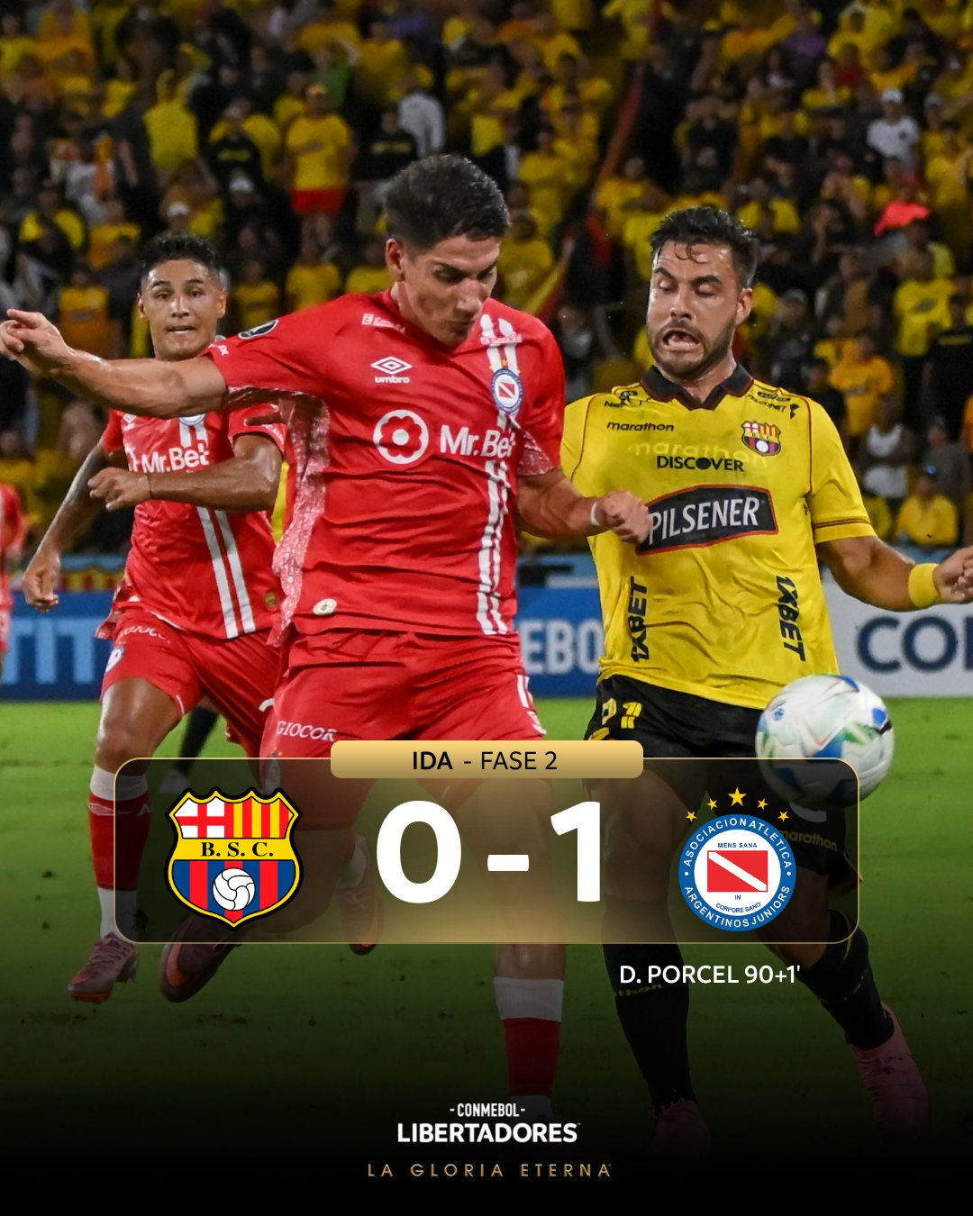 Barcelona 0-1 Argentinos JR.