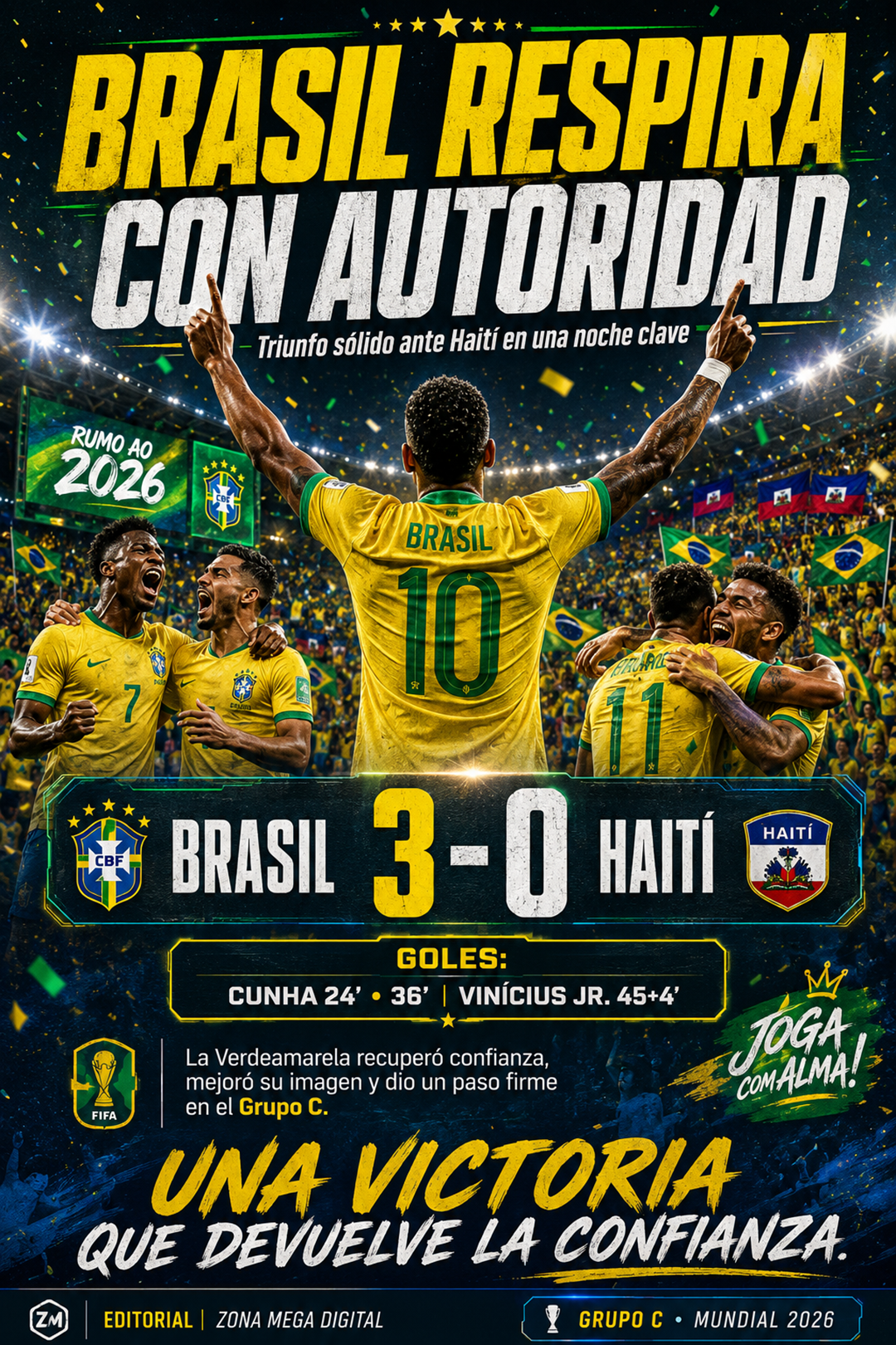 Brasil 3-0 Haití