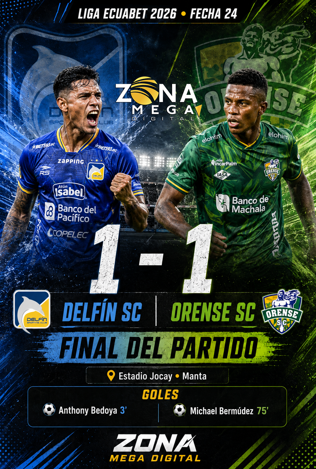 Delfín 1 - 1 Orense
