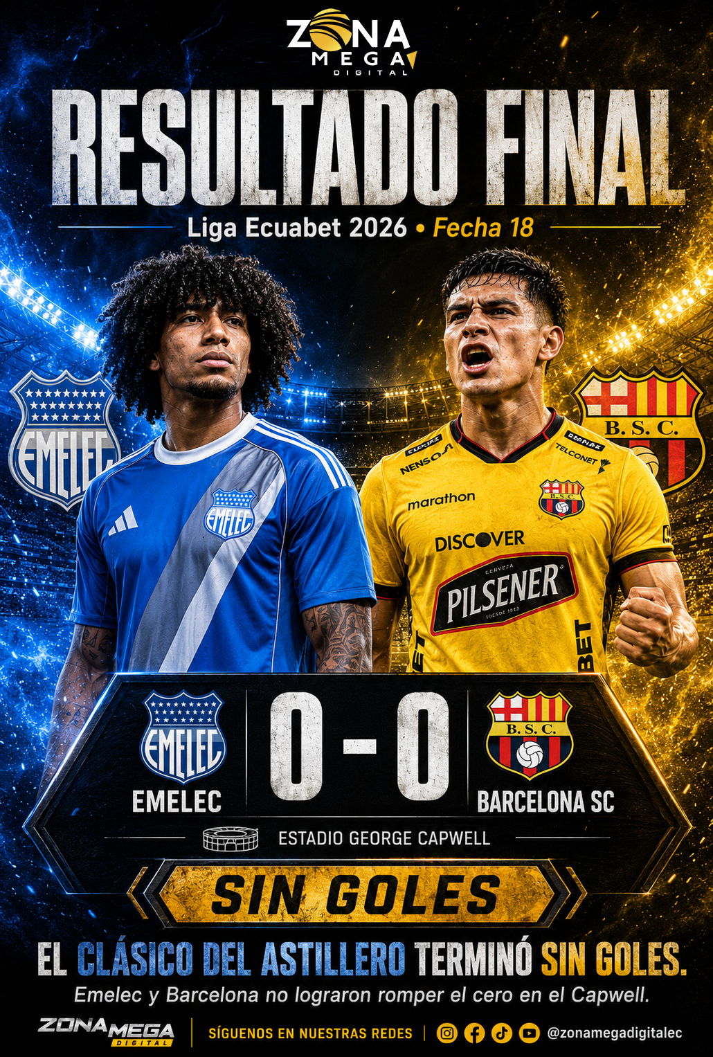 Emelec 0 - 0 Barcelona