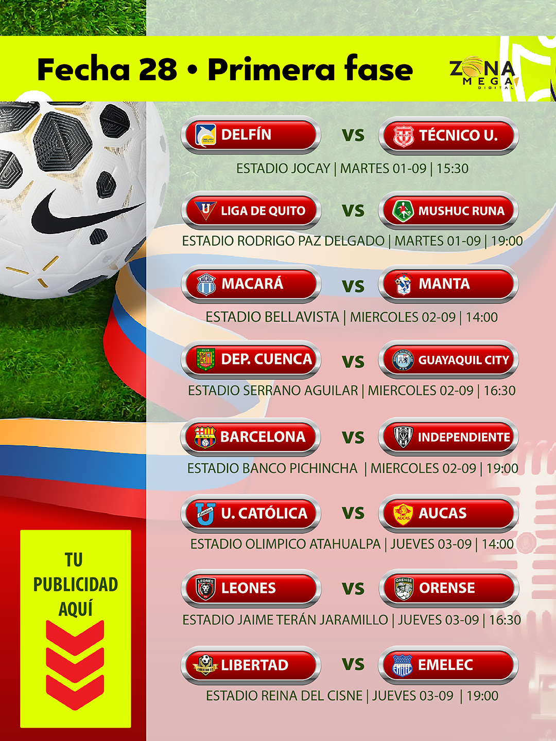 Resultados Fecha 27 Liga EcuaBet