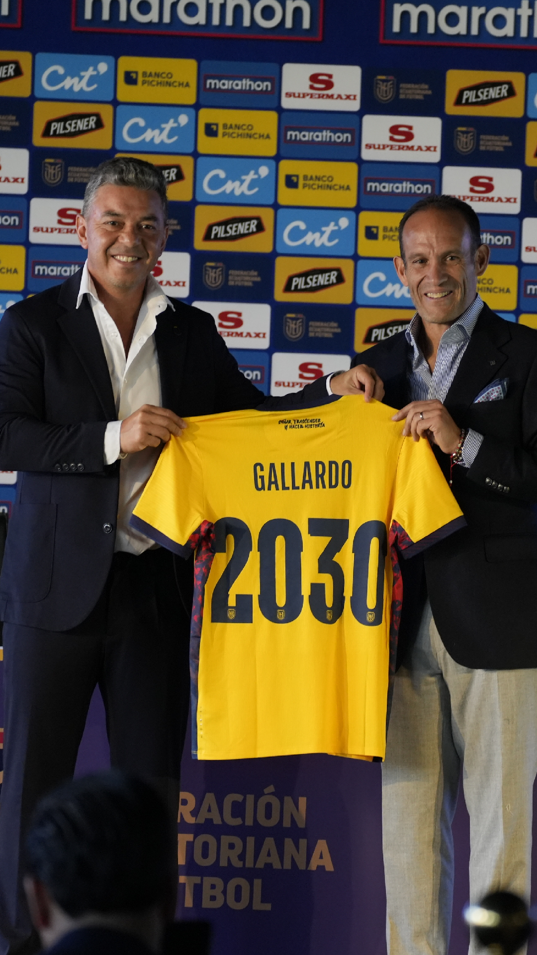 Marcelo Gallardo Seleccionador de Ecuador