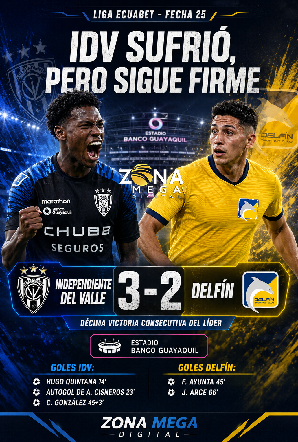 Independiente 3-2 Delfin