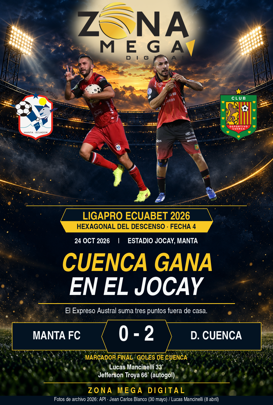 Manta 0-2 Dep. Cuenca Manta 0-2 Dep. Cuenca