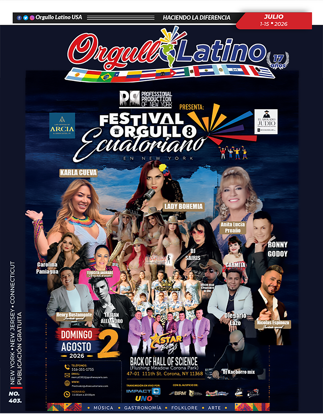 Revista Orgullo Latino edición 402