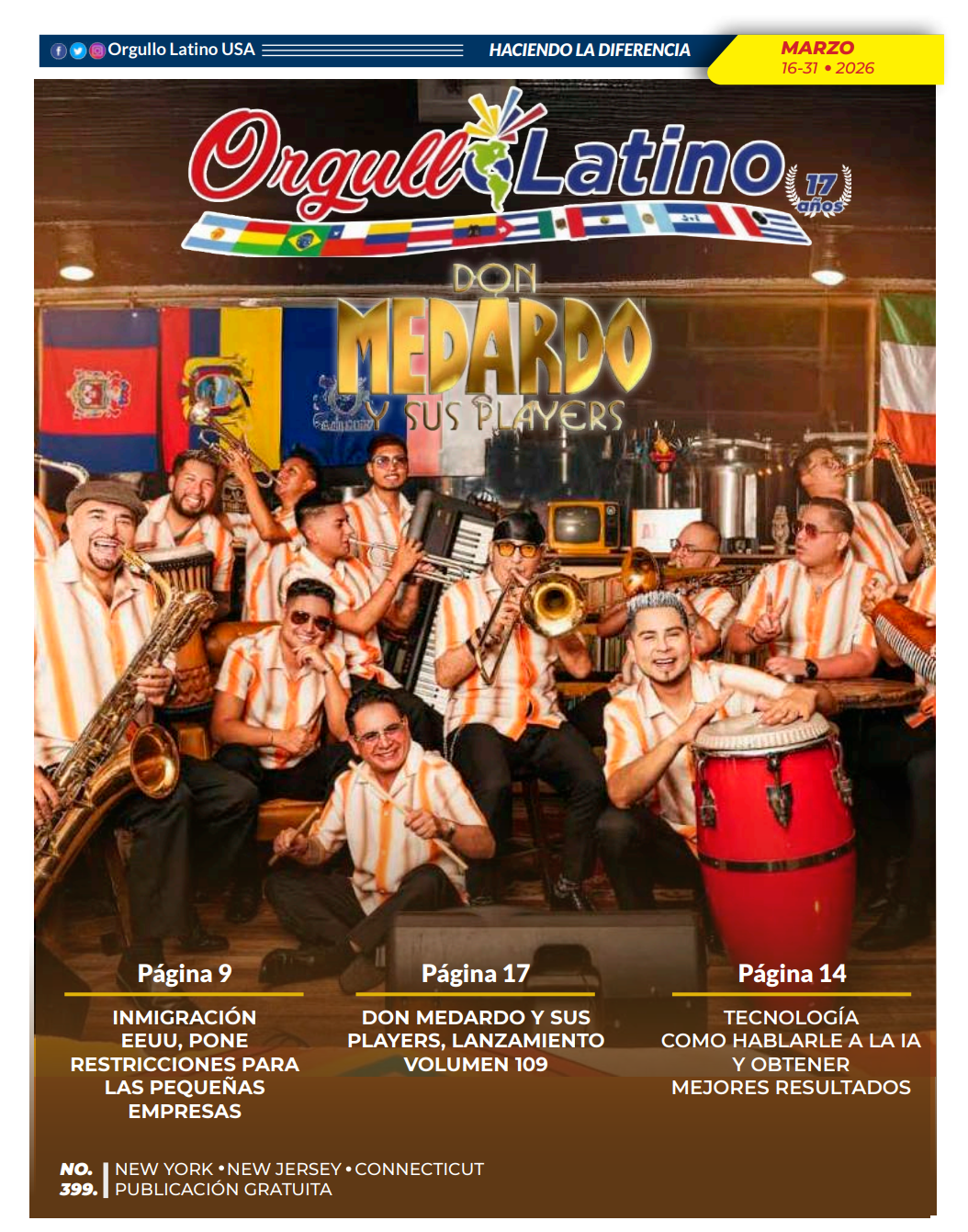 Revista Orgullo Latino edición 399