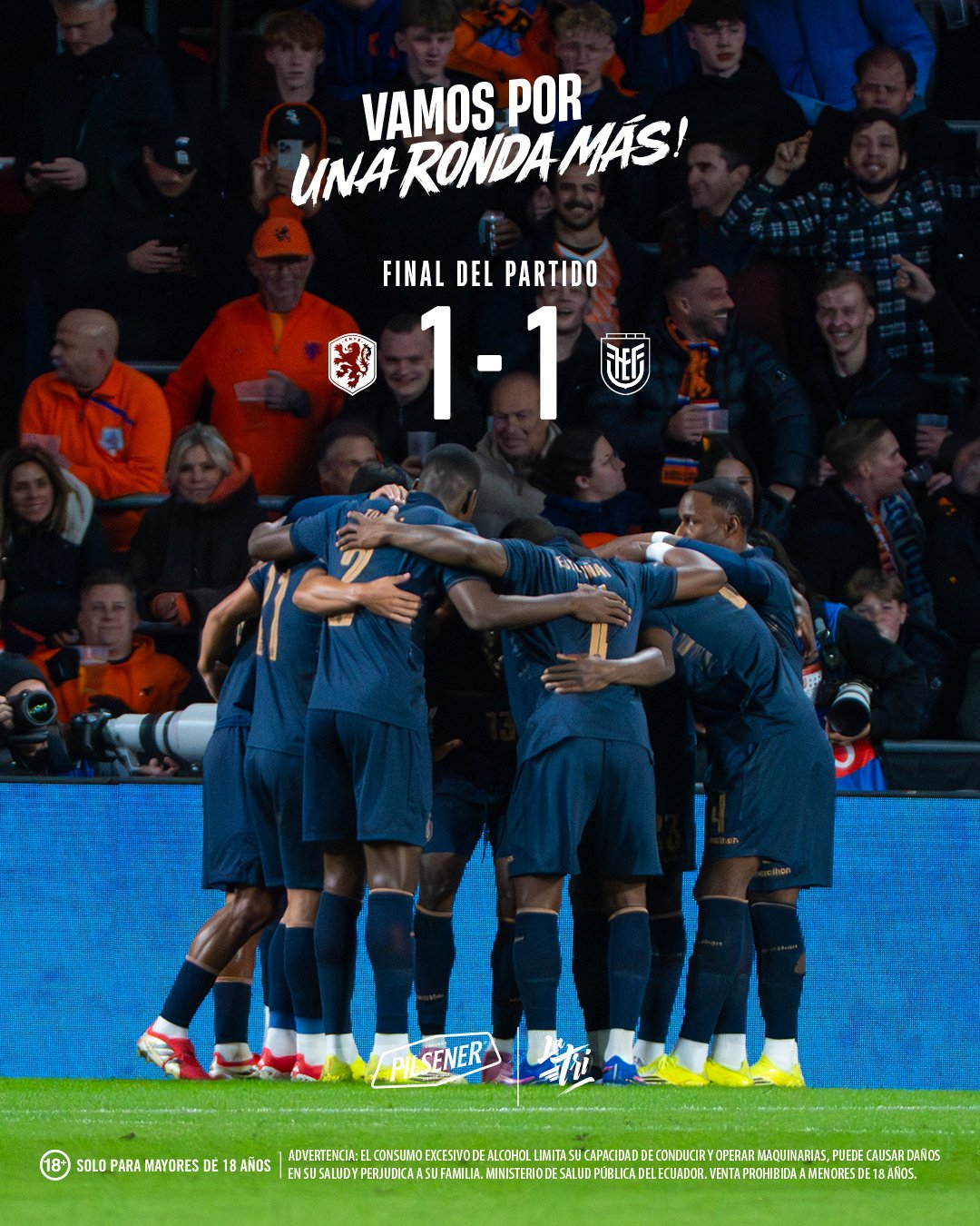 Paises Bajos 1-1 Ecuador