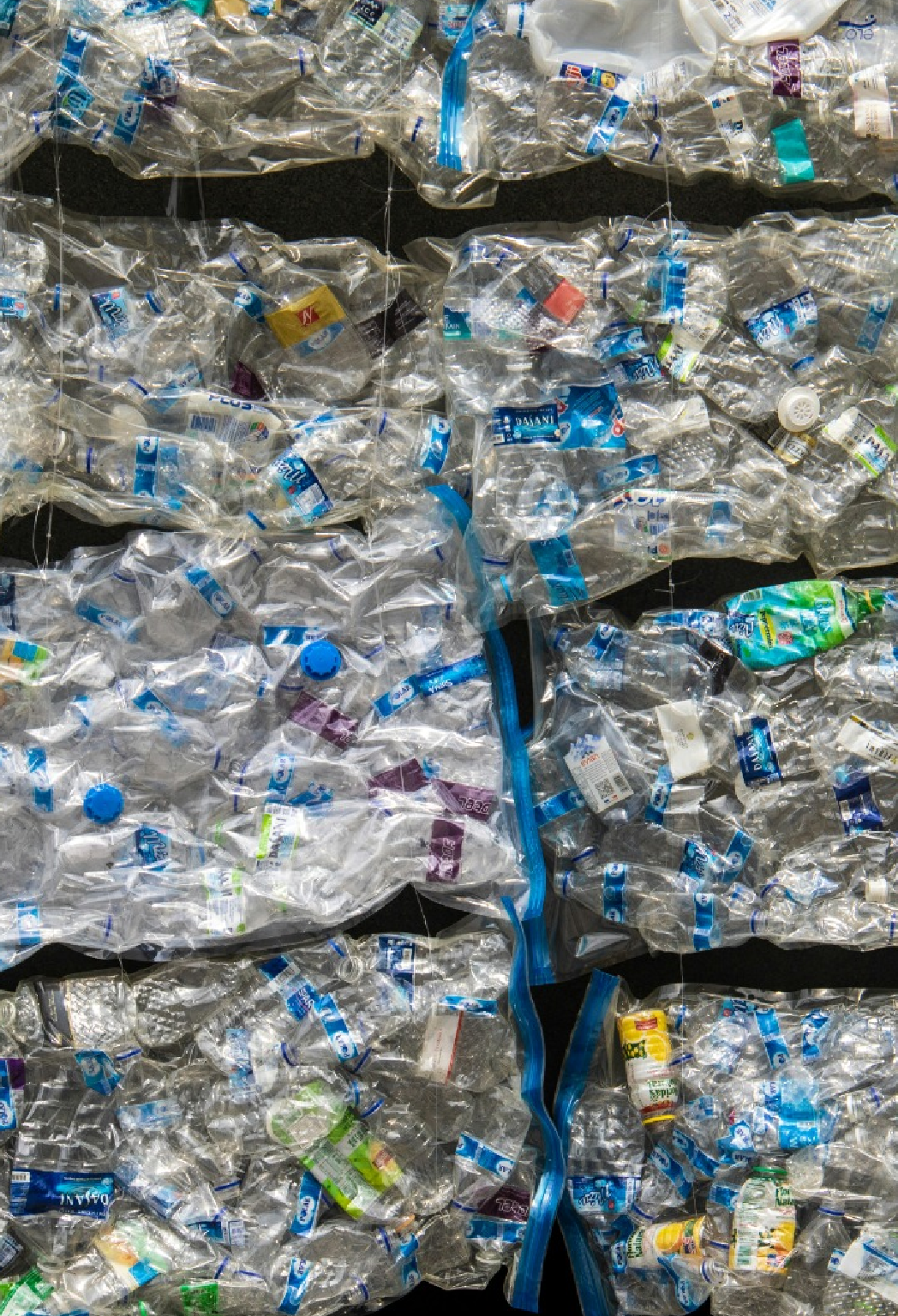 Kilos de plástico reciclado